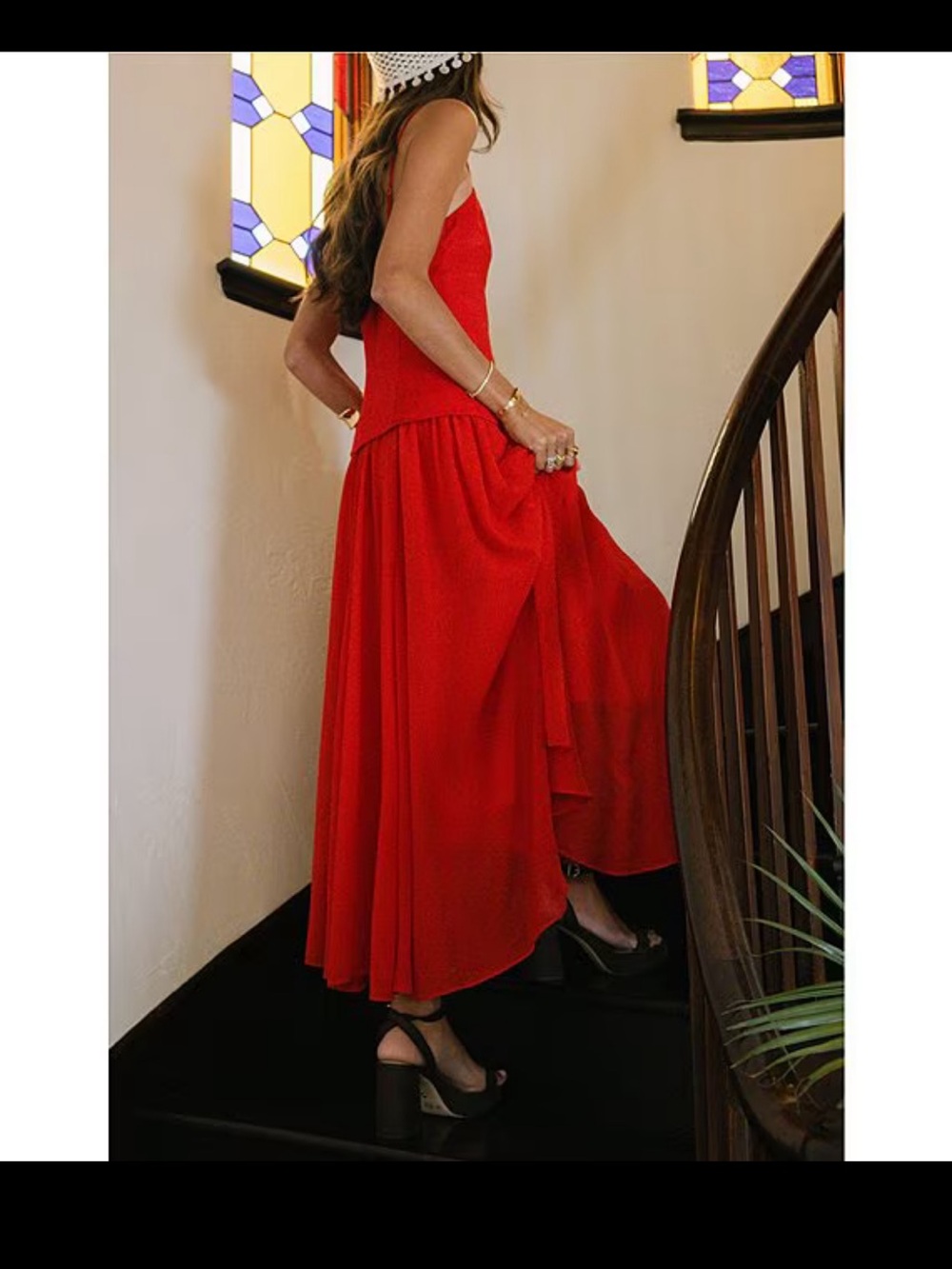 Antonio Melani Red Evening Dress